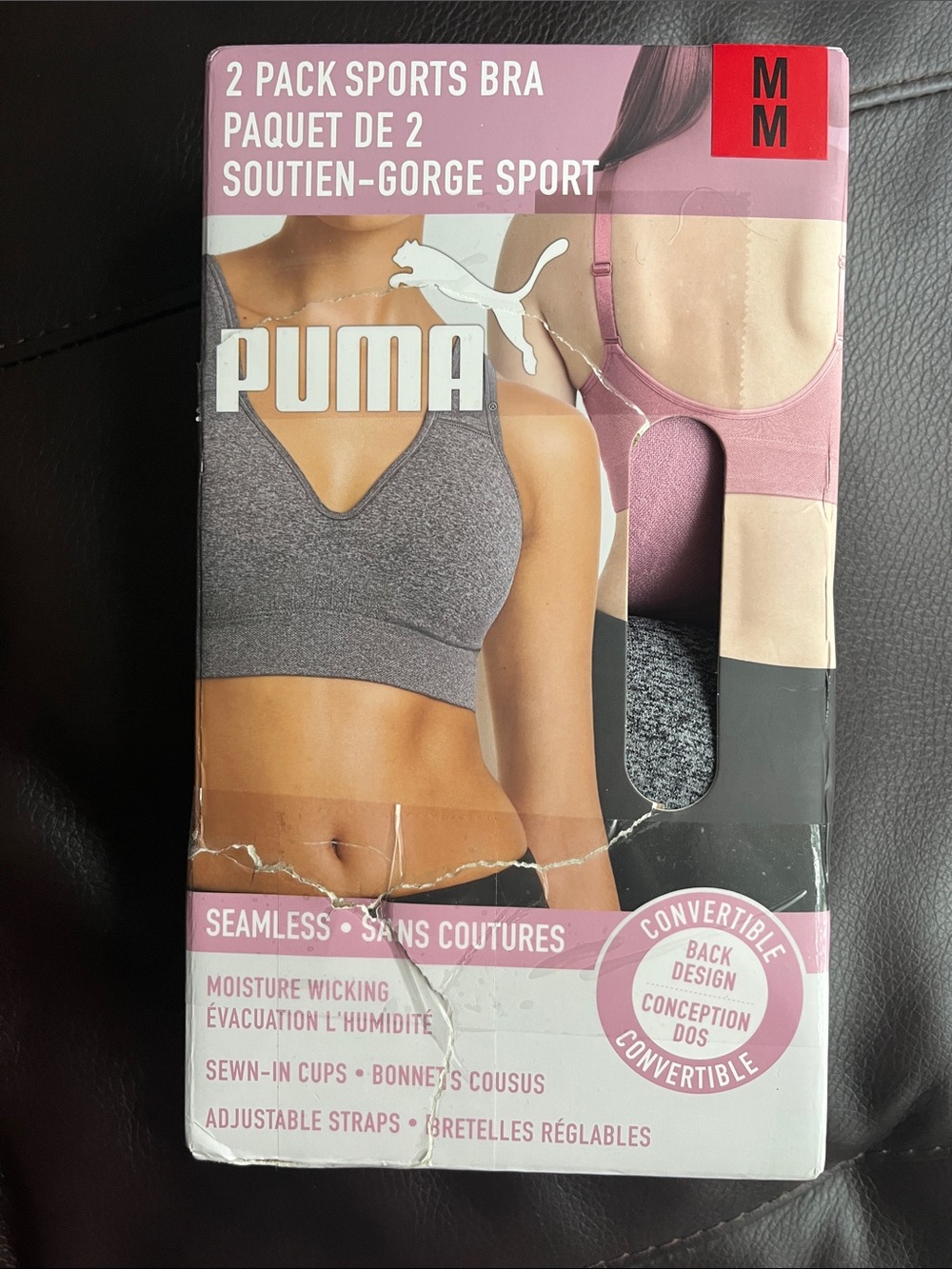 Puma 2-Pack Seamless Sports Bras